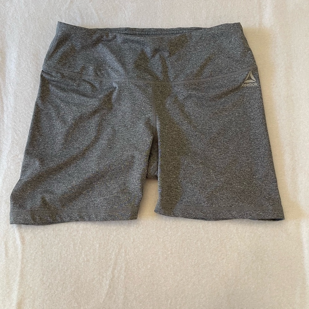 Reebok Women's Athletic Gray Shorts - Picture 2 of 3